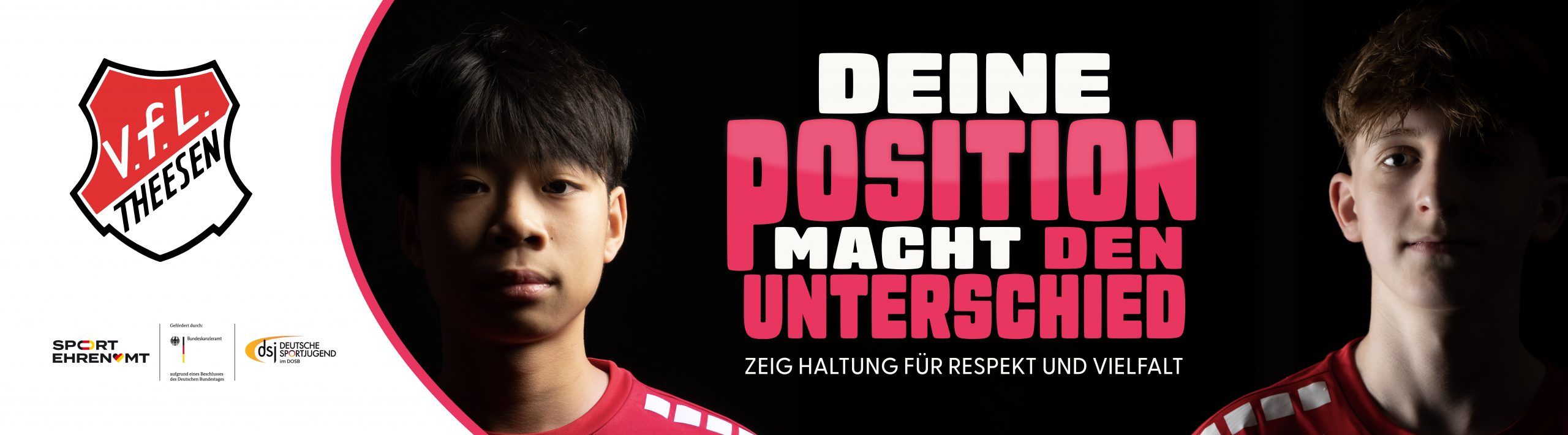 Deine Position macht den Unterschied. Zeig Haltung für Respekt und Vielfalt