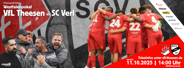 VfL Theesen – SC Verl (Westfalenpokal)